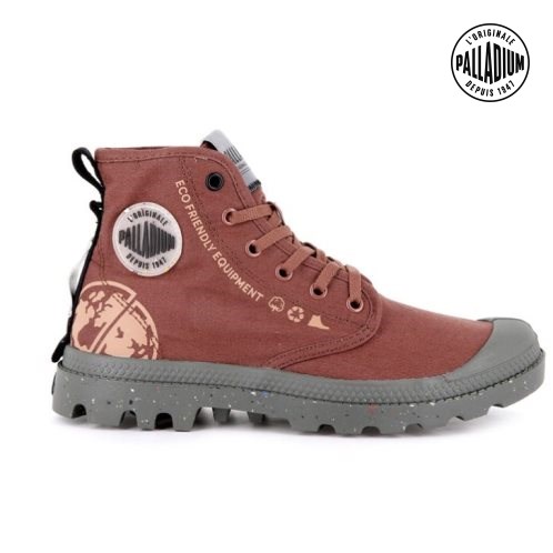 Dámské Boty Palladium Pampa Organic Metro Koralove | CZ CGP-69D